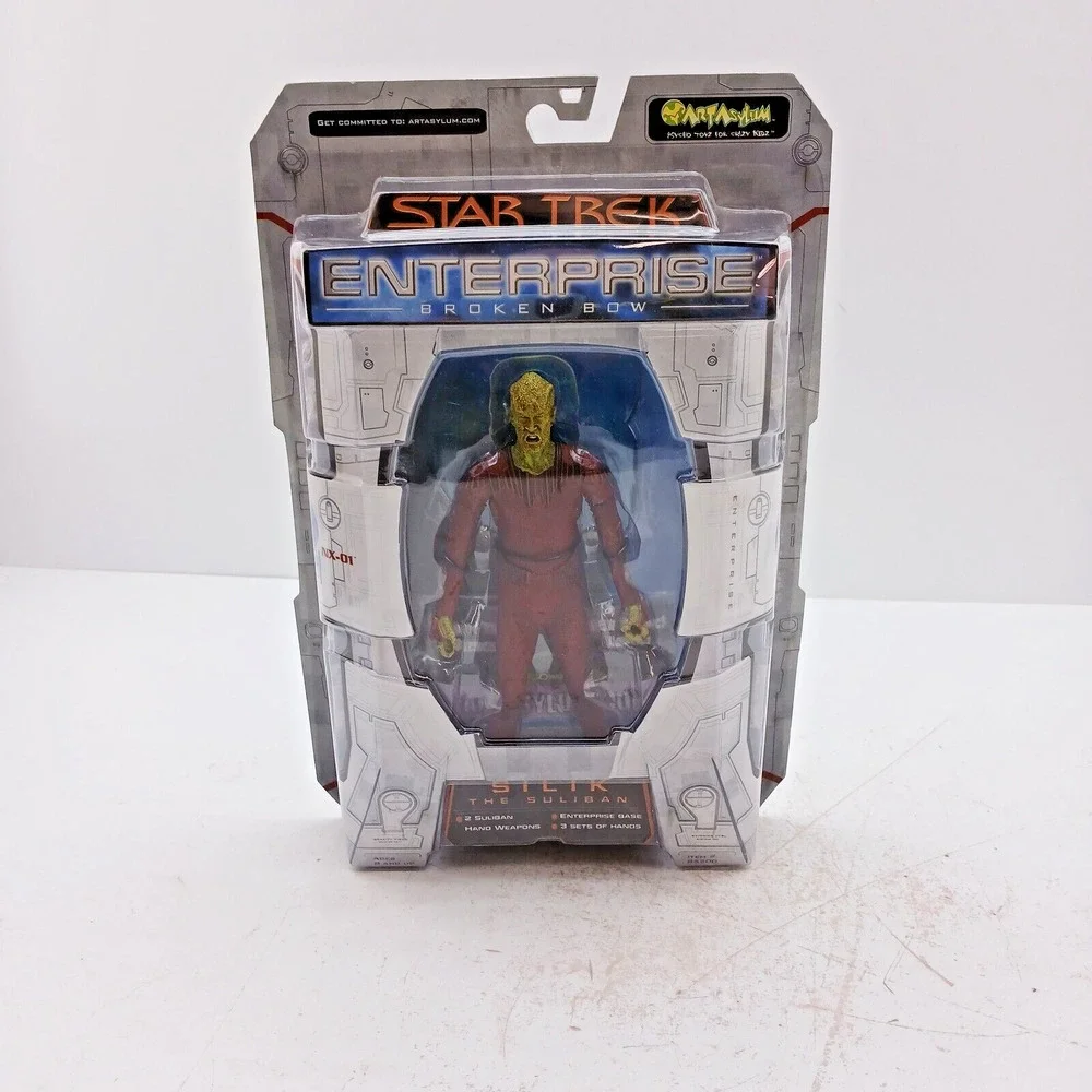 Star Trek Enterprise Away Team Silik Suliban Figure NIB 2002 Art Asylum
